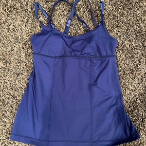 lululemon athletica Blue Tank Top
